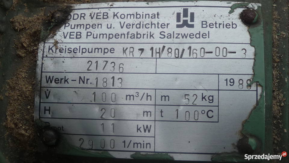 Pompa Szlamowa Odrzykoń