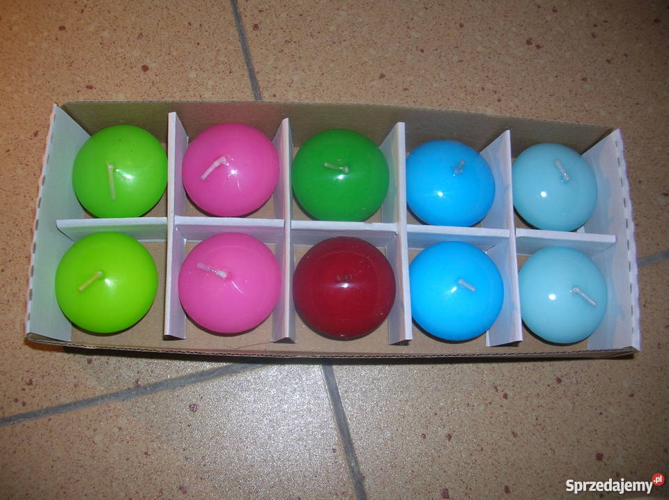 Świeczki pływające 45 świeca barwiona lakier