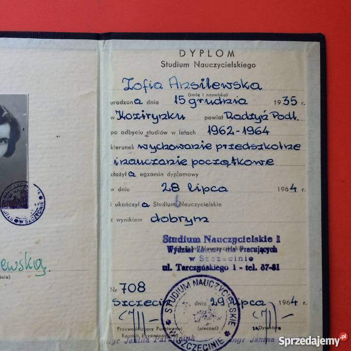 178 Dyplom Szczecin sprzedam