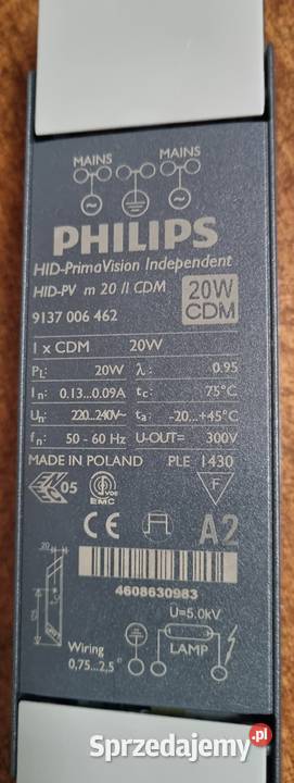 Oprawa sufitowa Philips metalohalogen 20W CDMTC Jaworzno