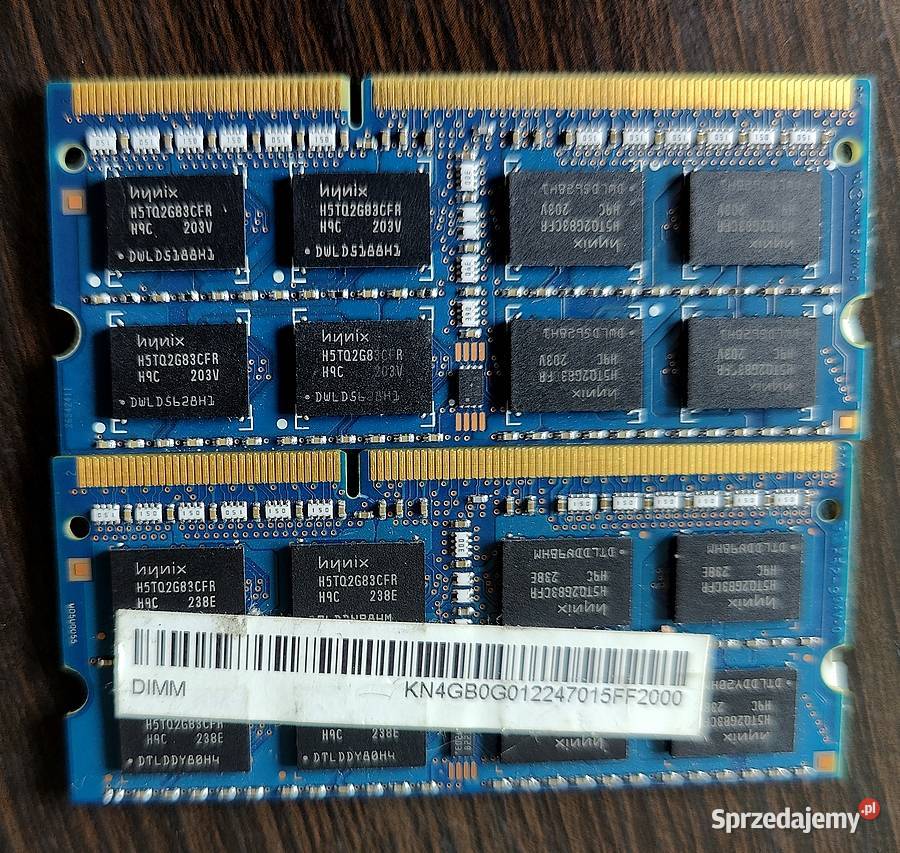 Pamięć RAM DDR3 DIMM Hynix 4GB Zabrze