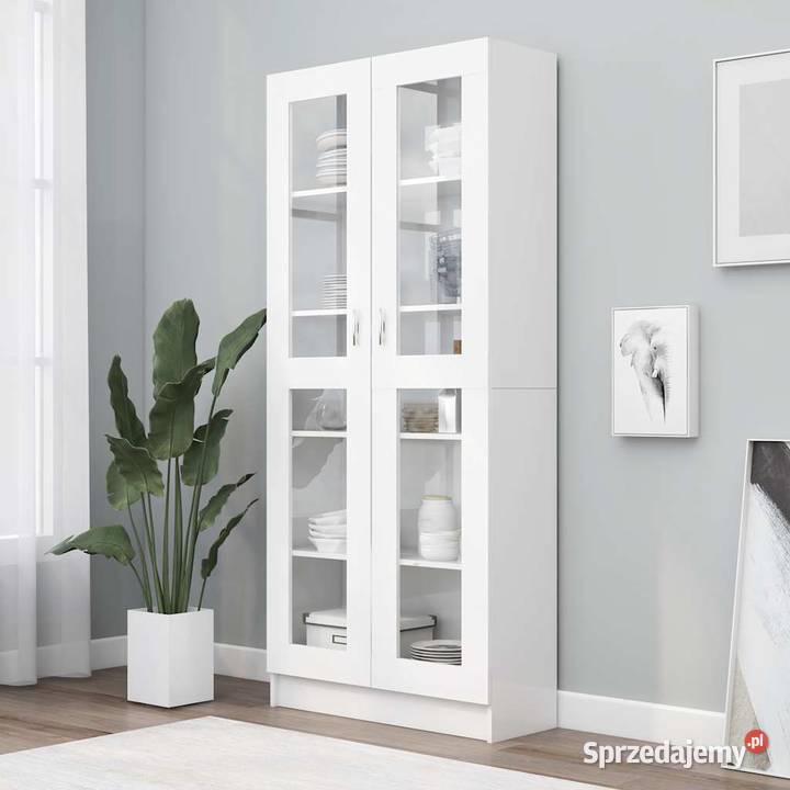 vidaXL Witryna biała 825x305x185 SKU802768 mazowieckie Warszawa