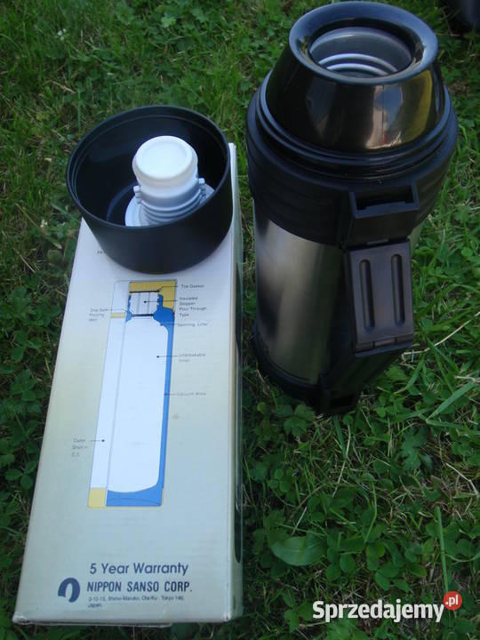 Stalowy termos z zakręcanym korkiem prod