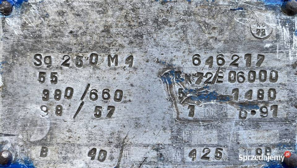 silnik elektryczny 55kW 1480obr 3fazowy CELMA Pigża