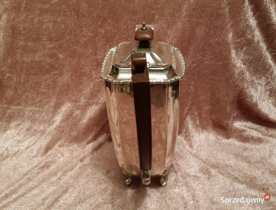 Czajnik stary angielski posrebrzany Art Deco małopolskie Kraków