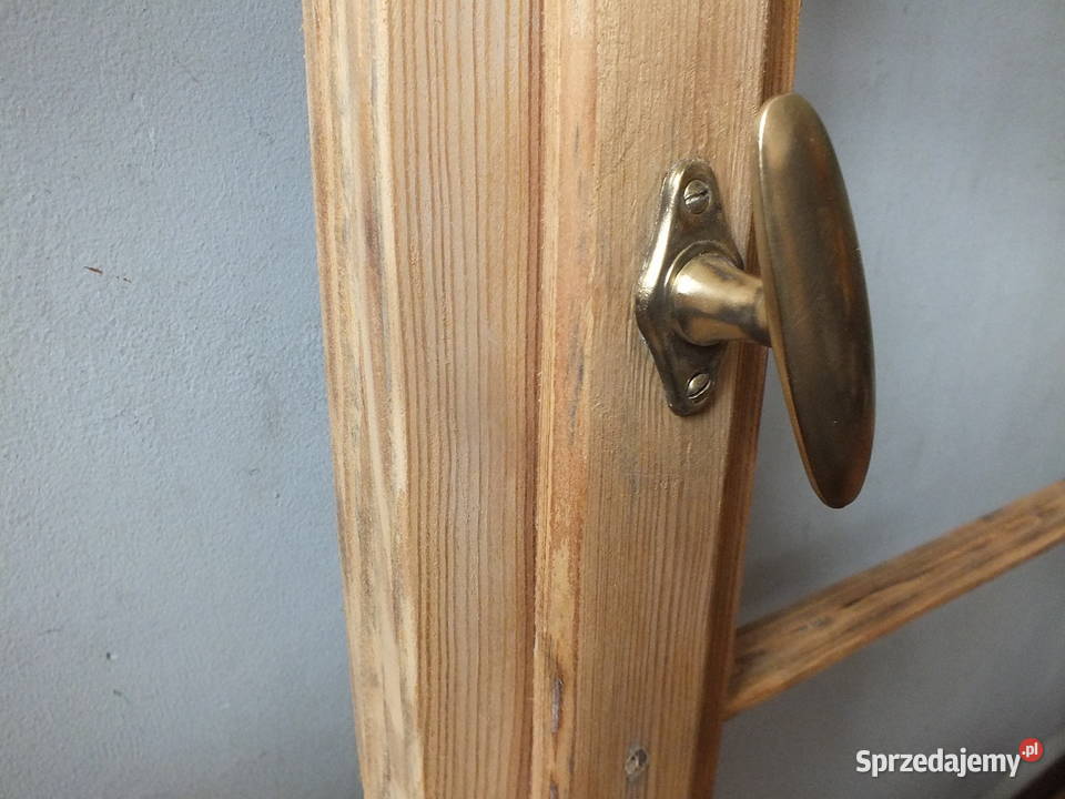 Stare okna drewnianeokoło 1940 piękne komplet Bielawa