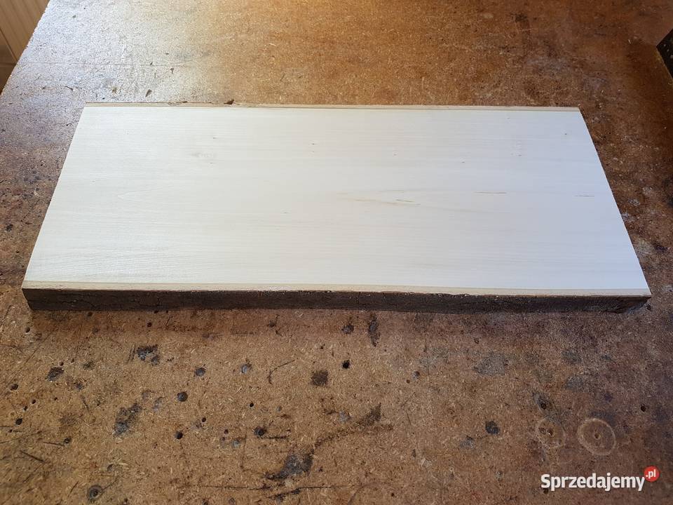 Deska lipowa z korą 60x225x25 rzeźba ikony