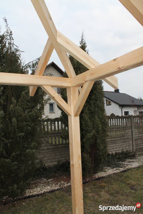 Altana KONSTRUKCJA ALTANY 32x32m Altanka Pergola Łuków