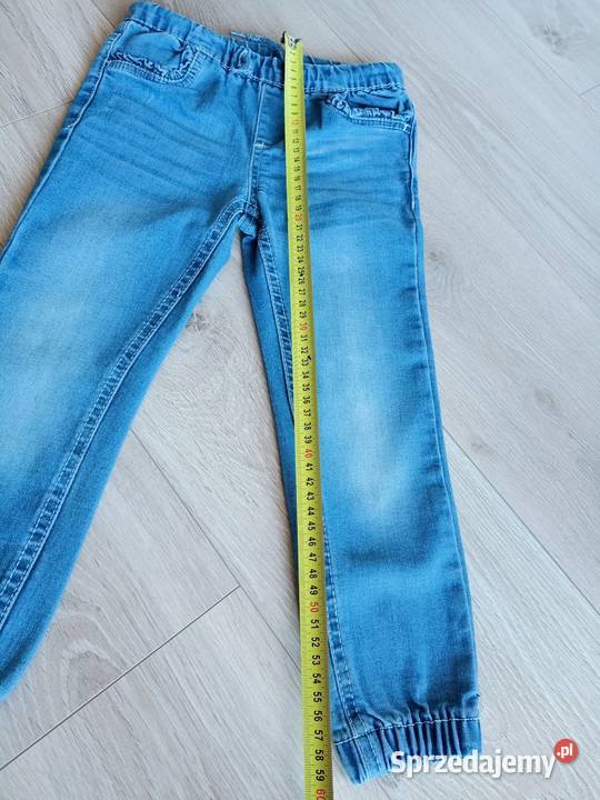 Spodnie jeansowe joggery dziewczęce 104 Rozmiar 104 Płock