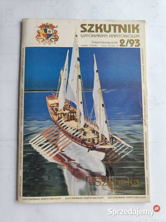 Szebeka algierska z XVIIIw Szkutnik Kartonowy Gdynia