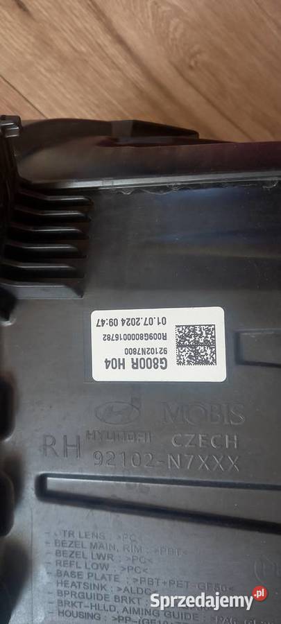 Lampa prawa hyundai tucson 92102N7800 Szczecin