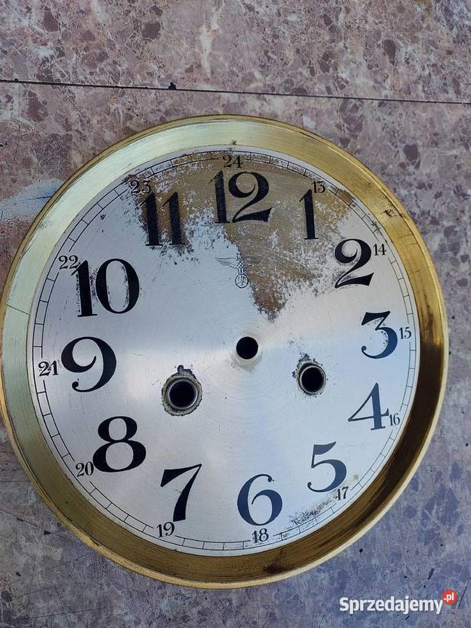 798 Tarcza starego zegara ściennego FMS Mauthe Antyki Tczew