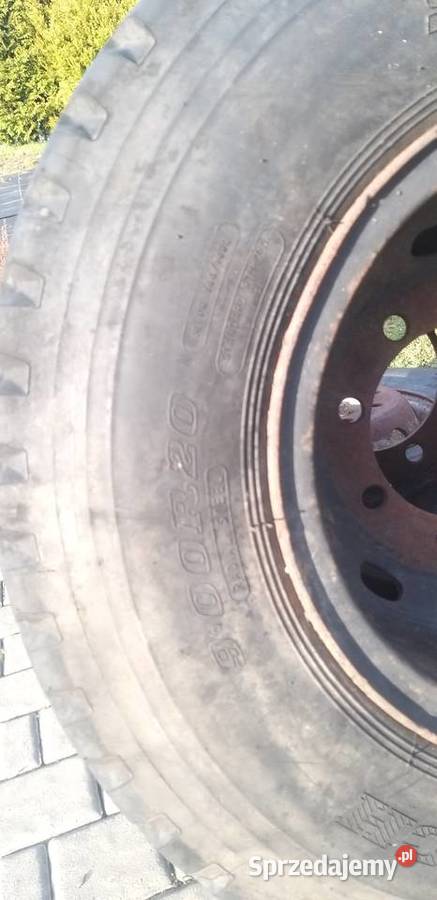 2 opony 900 R20 SM210 z felgą 20x8 Nowy Sącz sprzedam