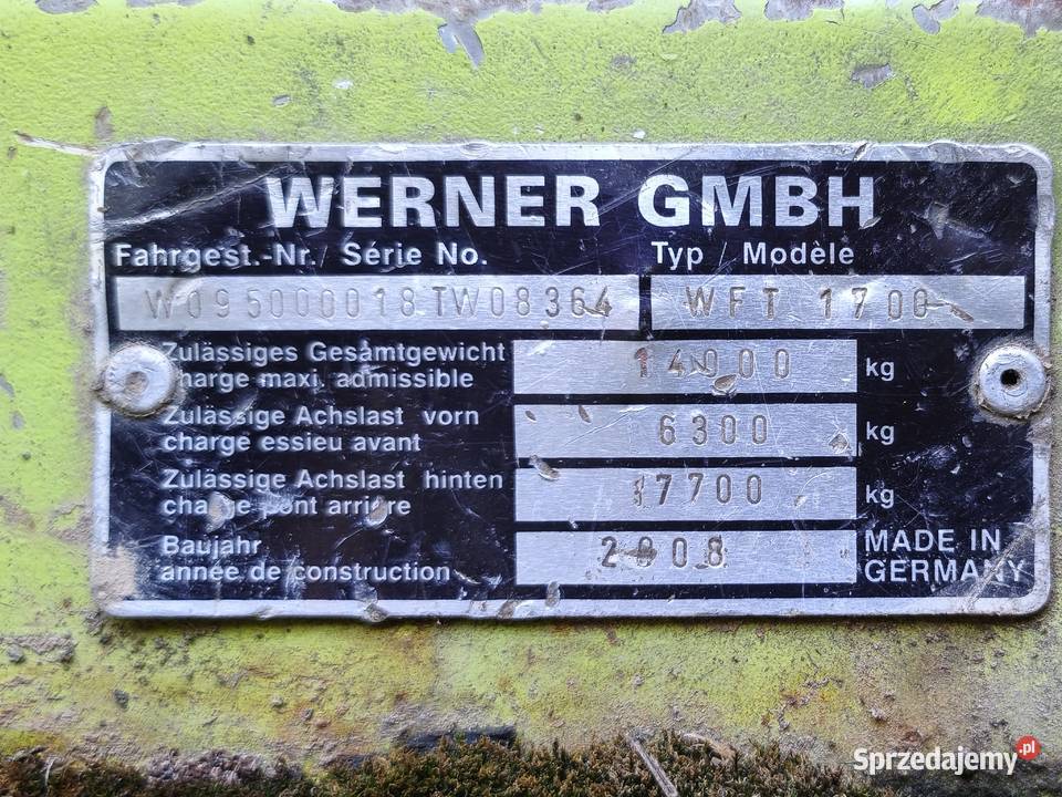Werner WFTrac 1700 MercedesBenz Wleń