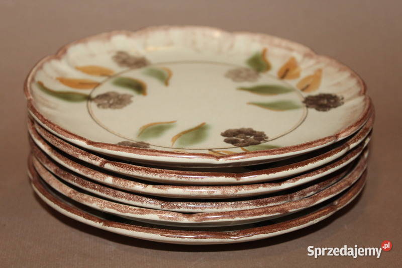 Komplet ceramicznych talerzyków 6 749 FiaF Porcelana i szkło Szczecin