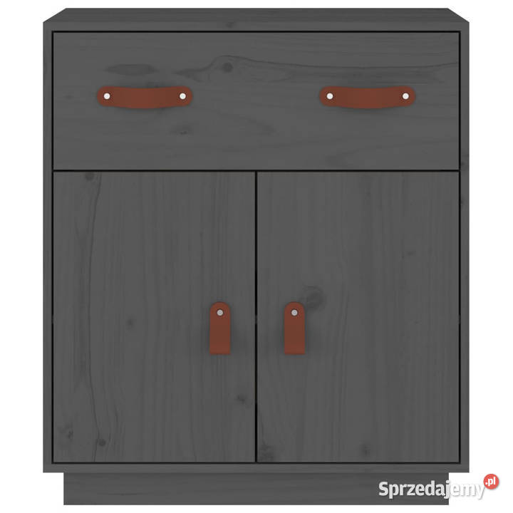 Szafka szara 655x40x75 lite drewno sosnowe