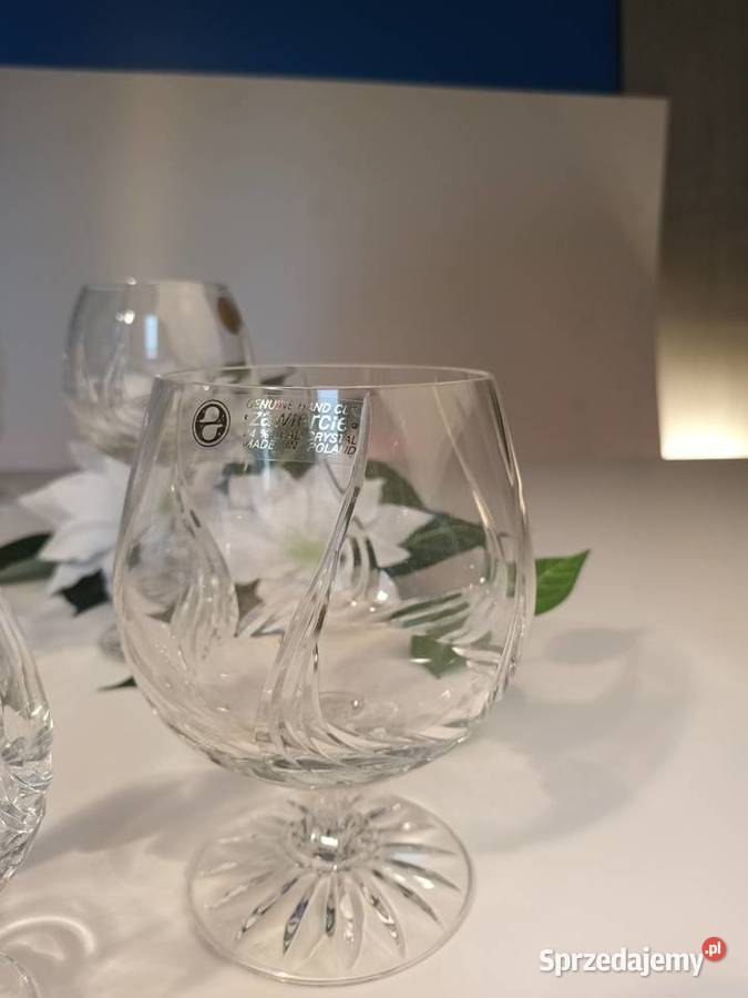 Kieliszki kryształowe styl Glamour Luksusowy Radzyń Podlaski sprzedam