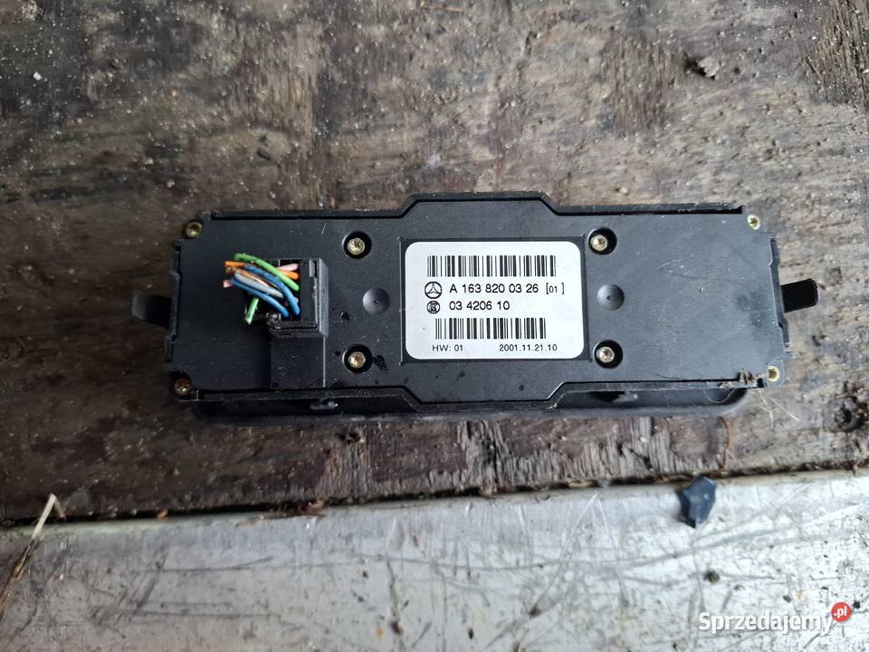 Panel Przełącznik Nawiewu Mercedes ML Pozostałe sprzedam