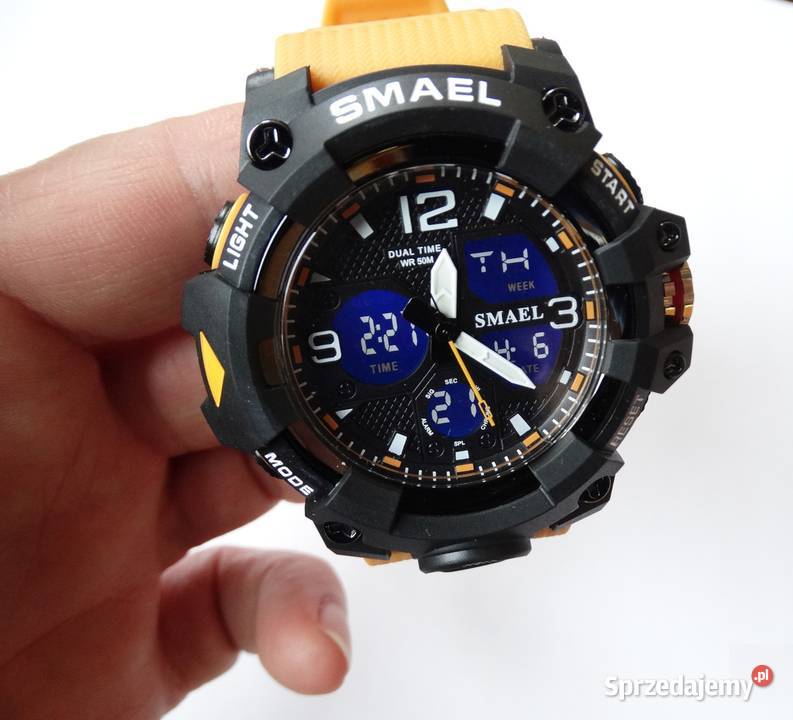 Sportowy zegarek SMAEL pomarańczowy męskie Gorzów Wielkopolski
