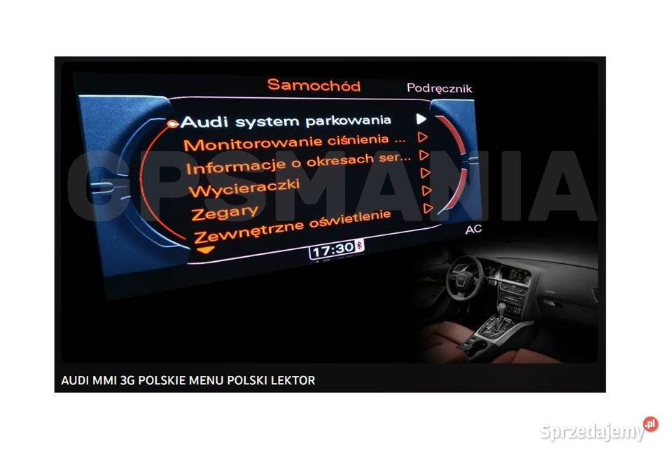 NAWIGACJA AUDI MMI 3G HIGH POLSKIE MENU POLSKI łódzkie