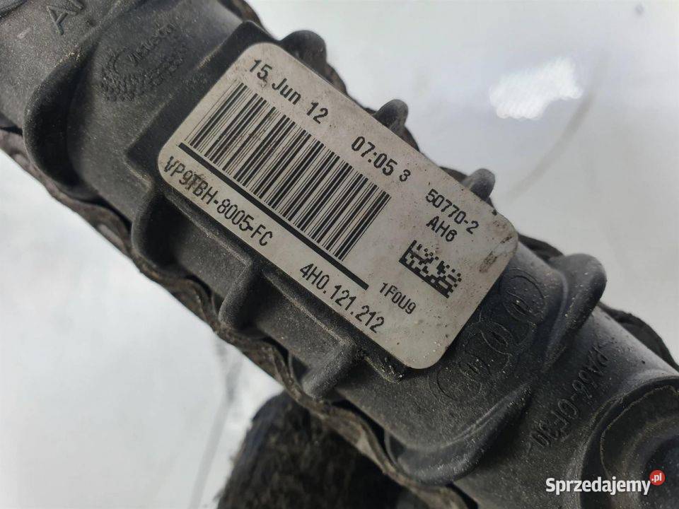 CHŁODNICA WODY AUDI S8 D4 4H0121212 osobowe Pozostałe Lipno