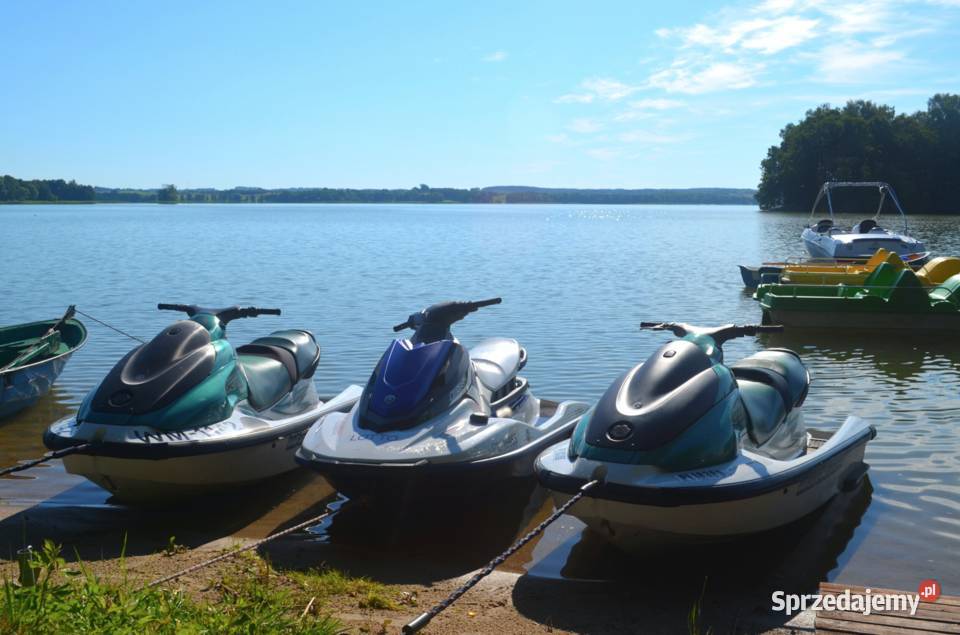 Domek jeziorem Dadaj Mazury plaży cisza i spokój Wilimy