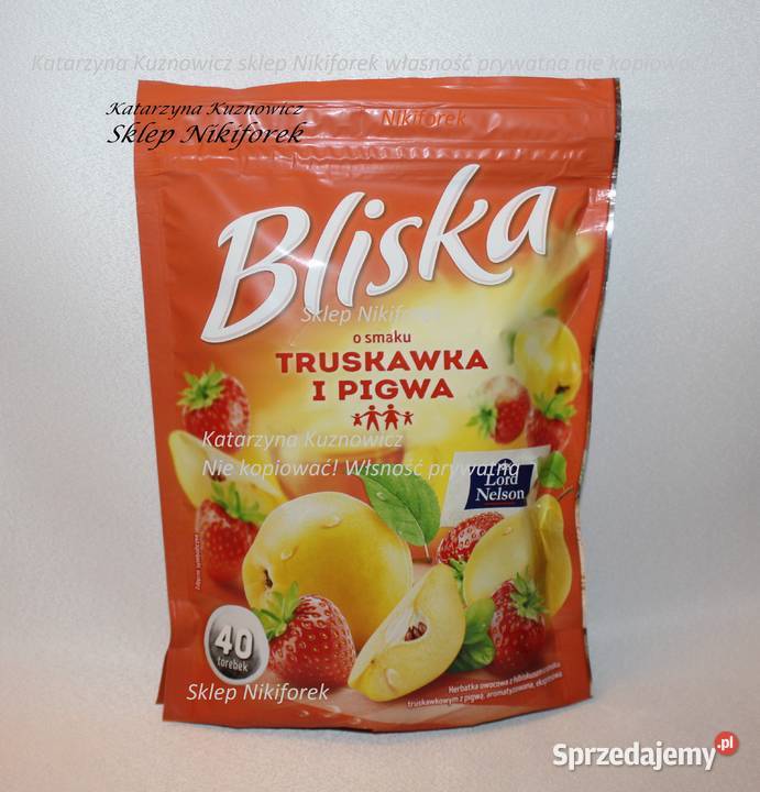Bliska Lord Nelson herbata owocowa 40t malinowa Stare Miasto