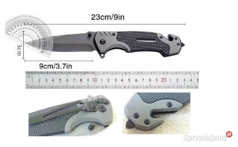Nóż Ratowniczy Survival Wojskowy Składany 23 Płońsk sprzedam