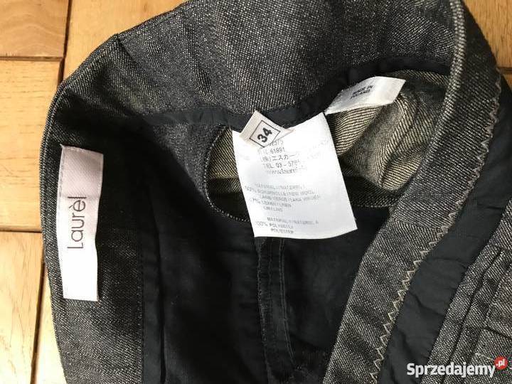 Spodnie wełna wool LAUREL r 34 Laurl XS S Do kolan Warszawa