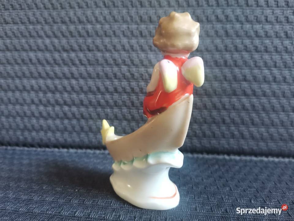 Stara figurka porcelanowa Aniołek Katowice
