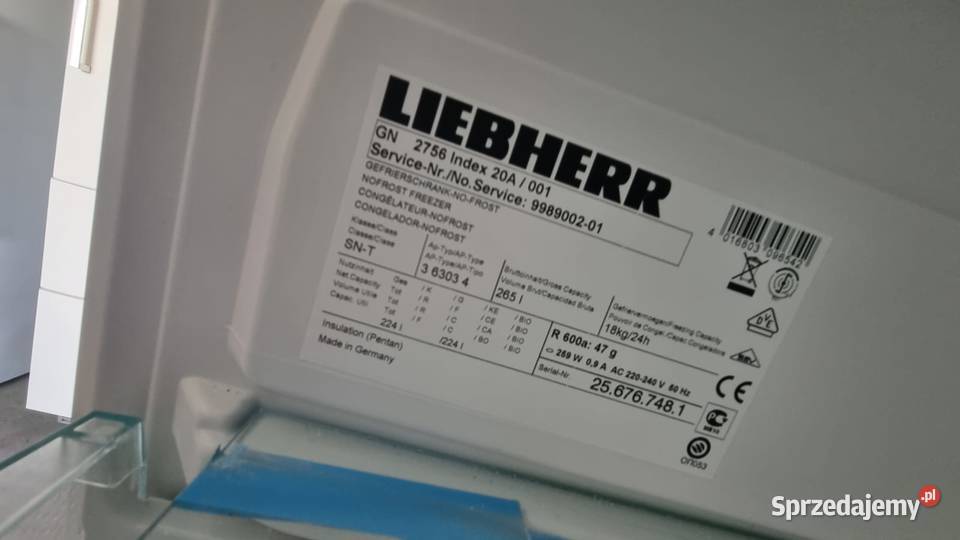 Zamrażarka szufladowa Liebherr Premium GN 2756 7 63cm
