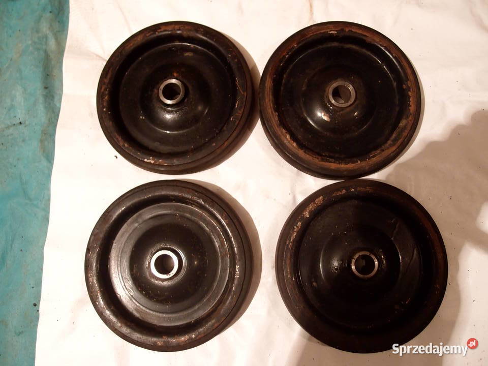 Solidne kółka do wózka platformowego pełne fi Ręczne sprzedam