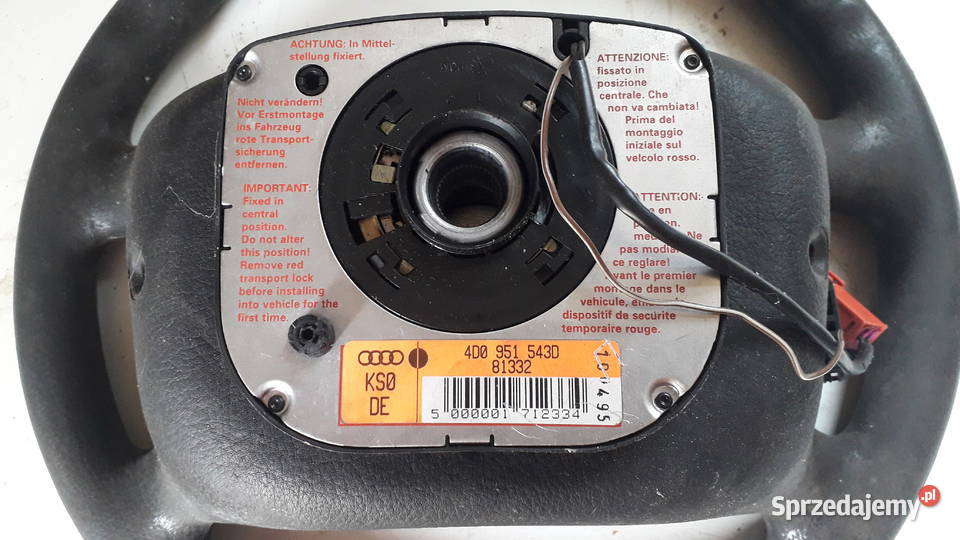 Kierownica poduszka sensor audi a4 b5 kierownice sprzedam