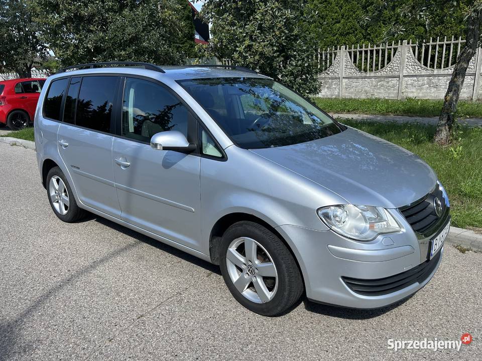 Vw Touran United 19tdi 105 zadbany Rok produkcji 2007 Suwałki