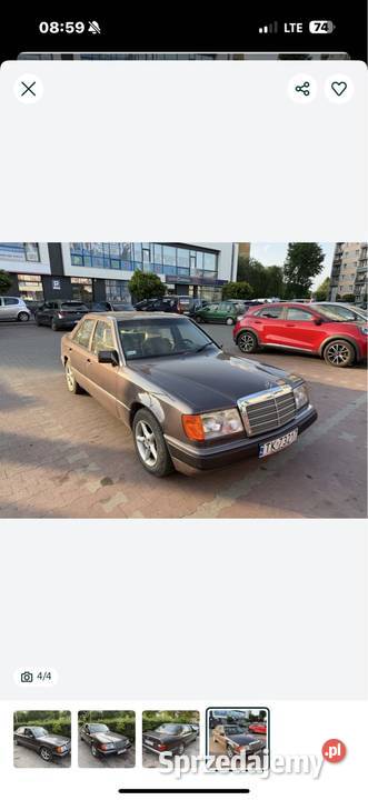 MrcedesBenz W124 23 BenzynaGaz 1991 256000km Kielce