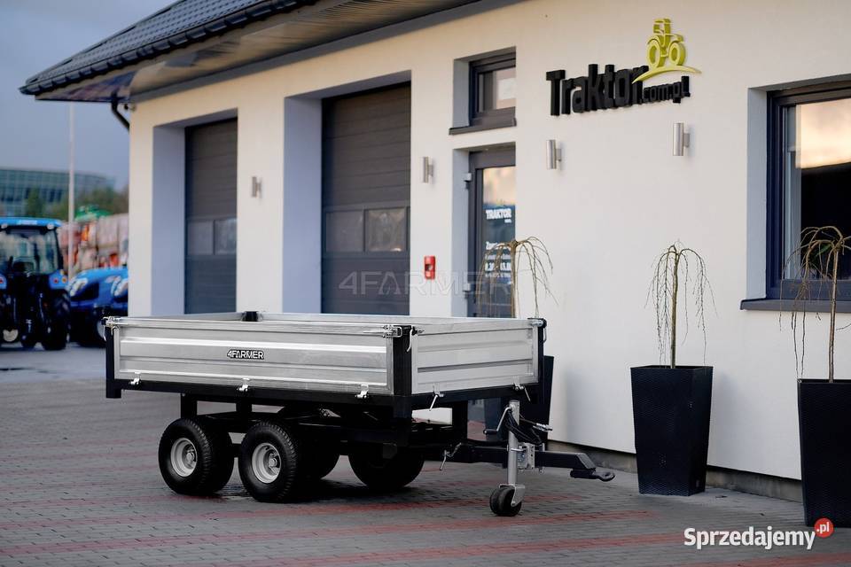 Przyczepa rolnicza dwuosiowa 25T z kiprem