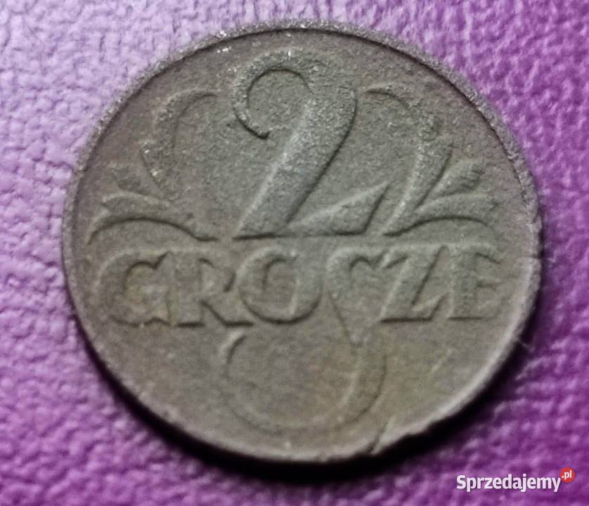 Moneta przedwojenna Sanacja II RP 2 grosze 1923 Pruszków