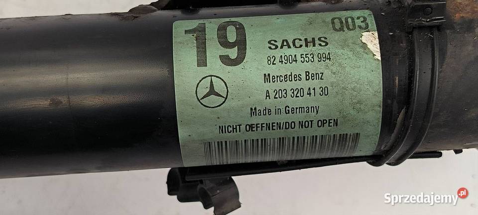 AMORTYZATOR PRAWY PRZÓD MERCDESBENZ C 160 Lipno