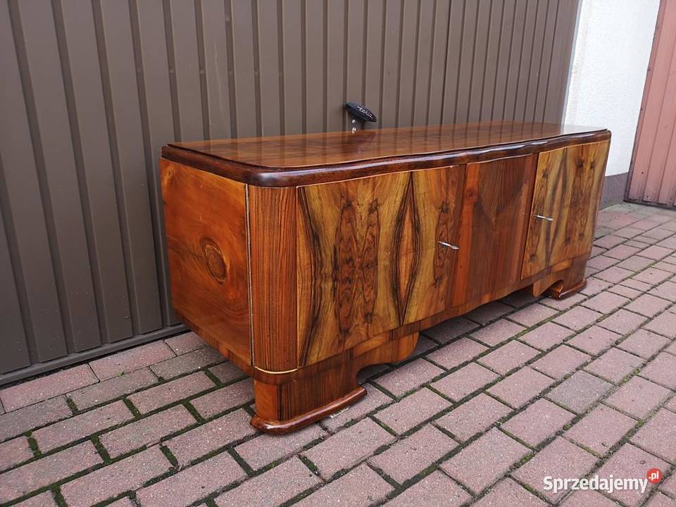 Komoda ARTDECO Orzech Niska Stara Antyk Politura Swarzędz