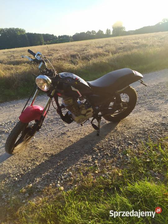 zadbany motocykl Romet soft choper 125175 katB Zelów sprzedam