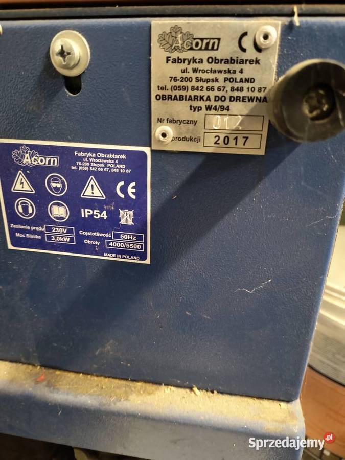 Heblarka do drewna Acorn W494 Rząska