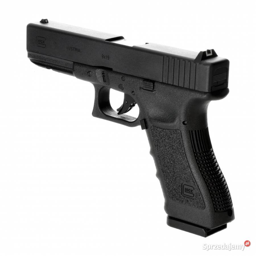 Pistolet wiatrówka Glock 17 blowback 45 mm BB Trzcianka