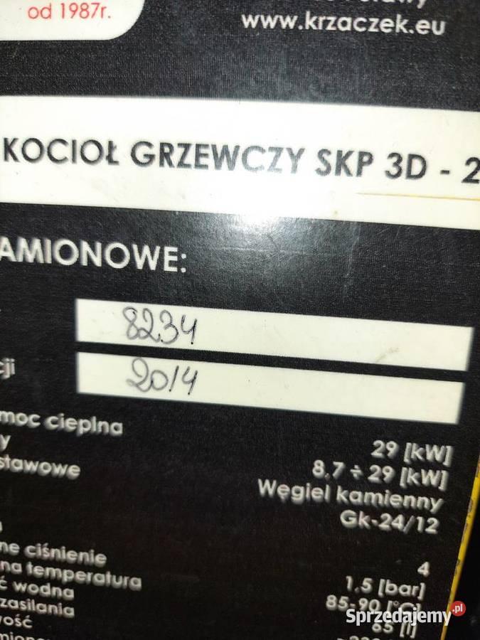 Kosz i podajnk ekogroszku do pieca Krzaczek Mińsk Mazowiecki