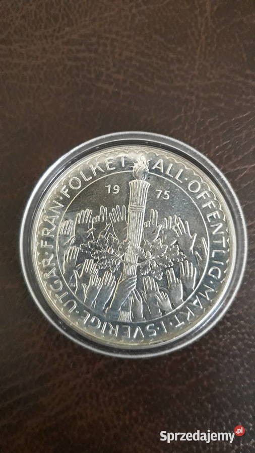 50 Koron 1975 Szwecja mennicza srebro Konin