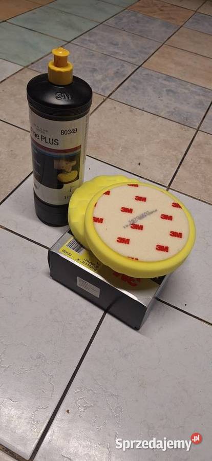 3M 80349 Pasta polerska Fine Plus 1L z Dwoma Polerki samochodowe Kraków