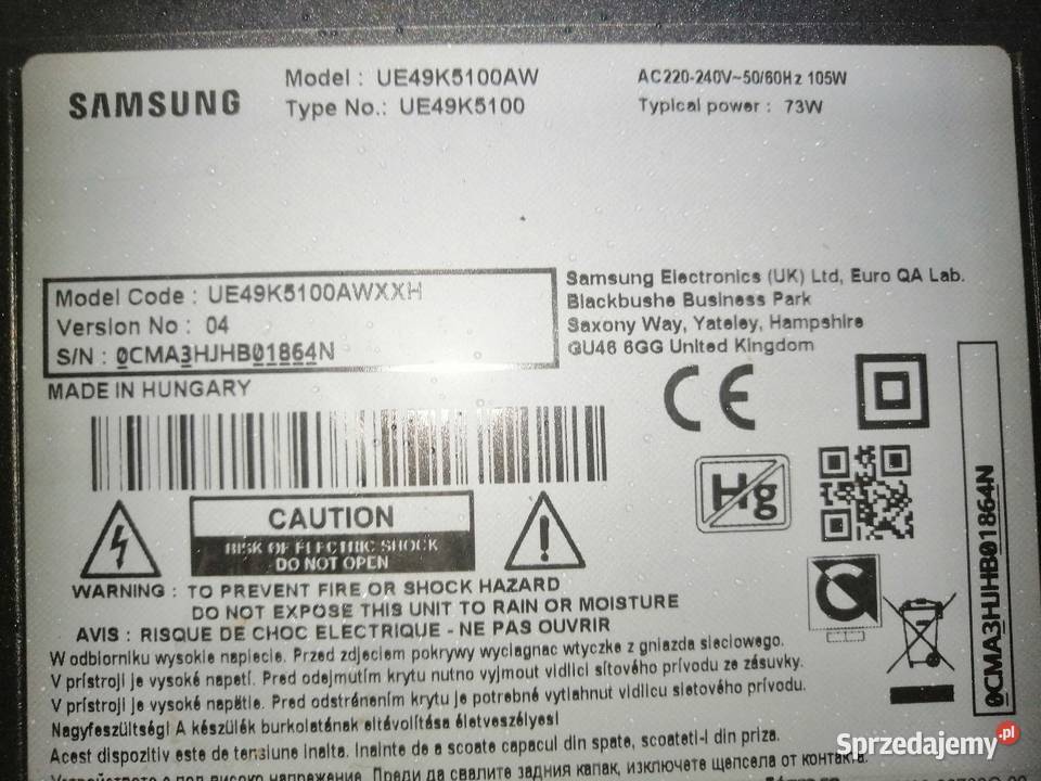 Płyty z tv pionier i samsung Chrostkowo