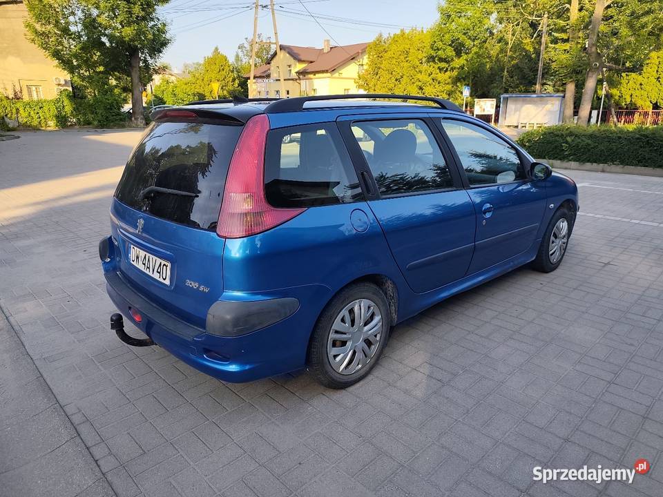 Peugeot 206SW 14 75 2004r nieuszkodzony Wrocław
