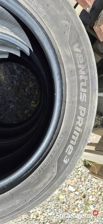 Opony letnie 21555 r17 hankook ventus prime3 3mm Ostrowiec Świętokrzyski sprzedam