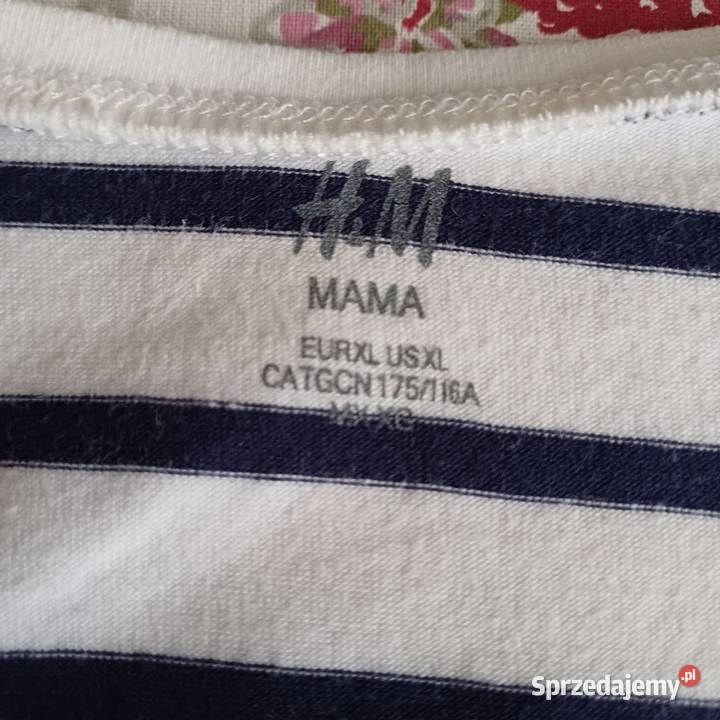 Bluzka dłuższa sukienka HM w paski XL Bluzki i koszule łódzkie Sieradz sprzedam