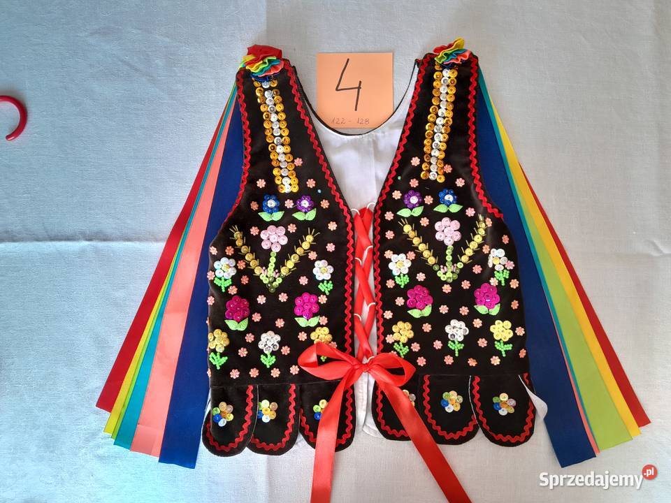 Gorsety krakowskie dziewczęce 4 lata+ Kamizelki i bezrękawniki Tarnów sprzedam